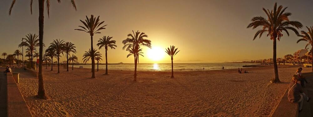 ホテル Sahara Nubia Gobi Ses Cadenes エクステリア 写真 Panorama of the beach at Torrevieji